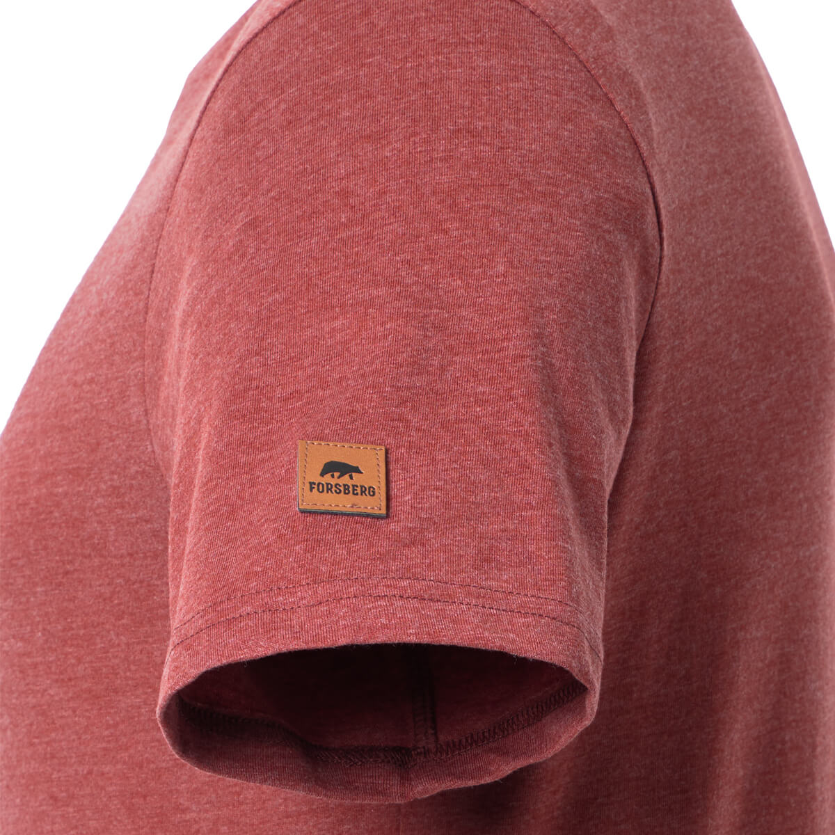 FORSBERG T-Shirt mit schwarzem Brustprint  - 2