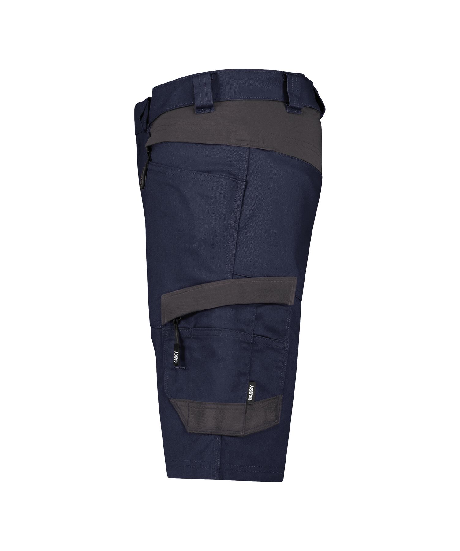 DASSY® Axis Next Stretch-Arbeitsshorts - 17, Cargohosen, Navy Farbe, Knie-Länge, Nutzen Taschen, Gürtel Schlaufen