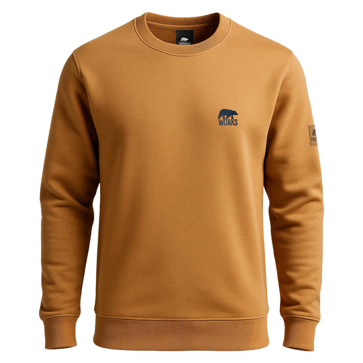 FORSBERG Crewneck Sweatshirt mit elastischen Einsätzen - 1