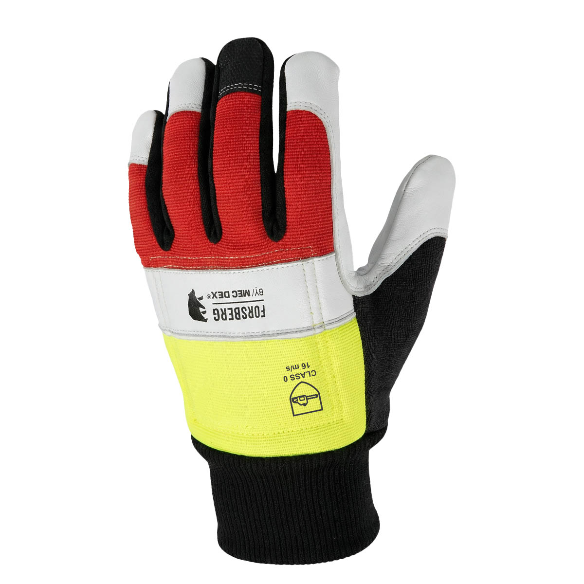 FORSBERG Tommerhogg Schnittschutz Kl.0 - Premium Ziegenleder, Hi-Viz - 4
