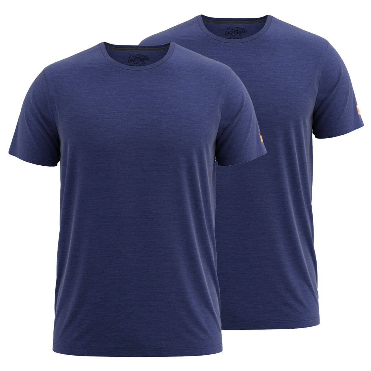 FORSBERG einfarbiges T-Shirt im Doppelpack - 8