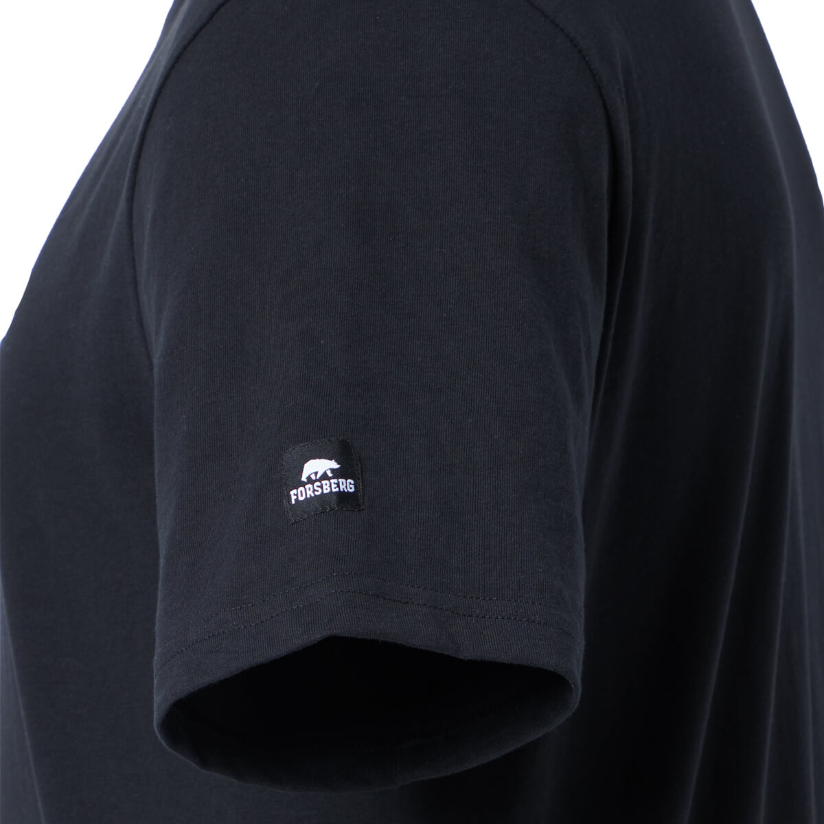 FORSBERG T-Shirt mit kleinem Gummi-Patch - 7