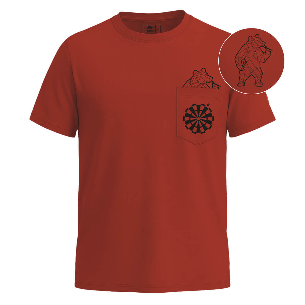 FORSBERG Pilson T-Shirt mit Brusttasche - 1