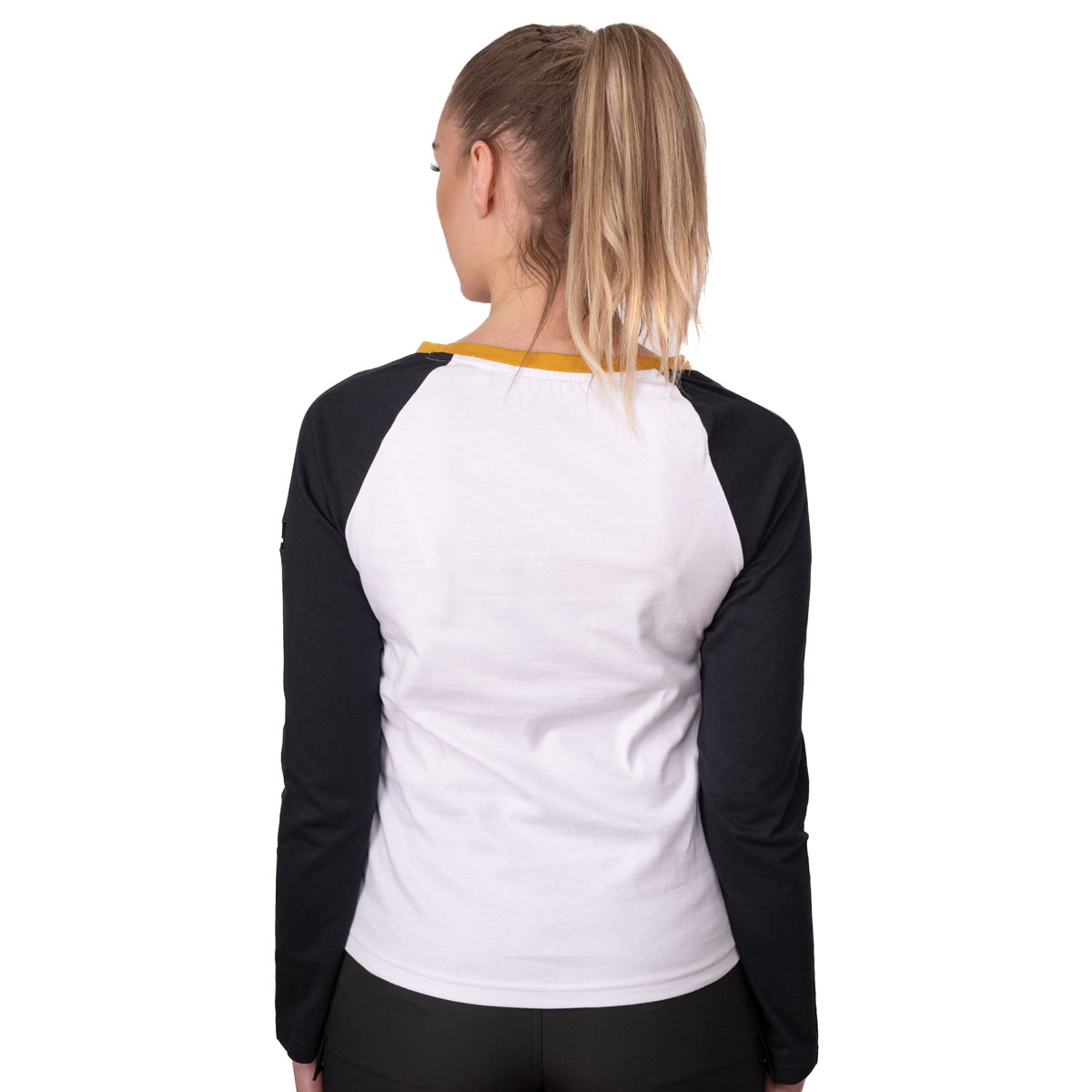 FORSBERG zweifarbiges Longsleeve mit Brustlogo Damen - 8