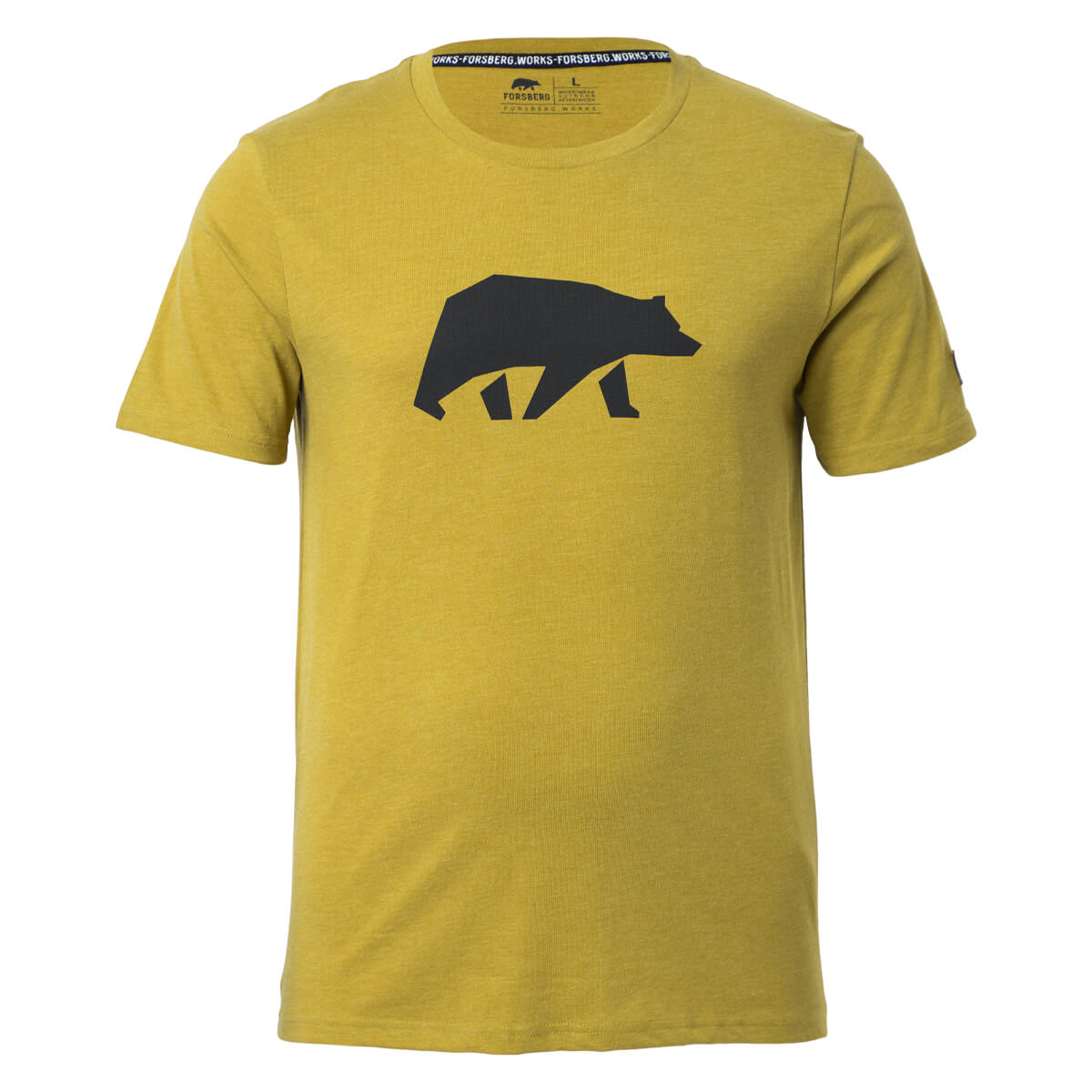 FORSBERG T-Shirt mit schwarzem Brustprint  - 7