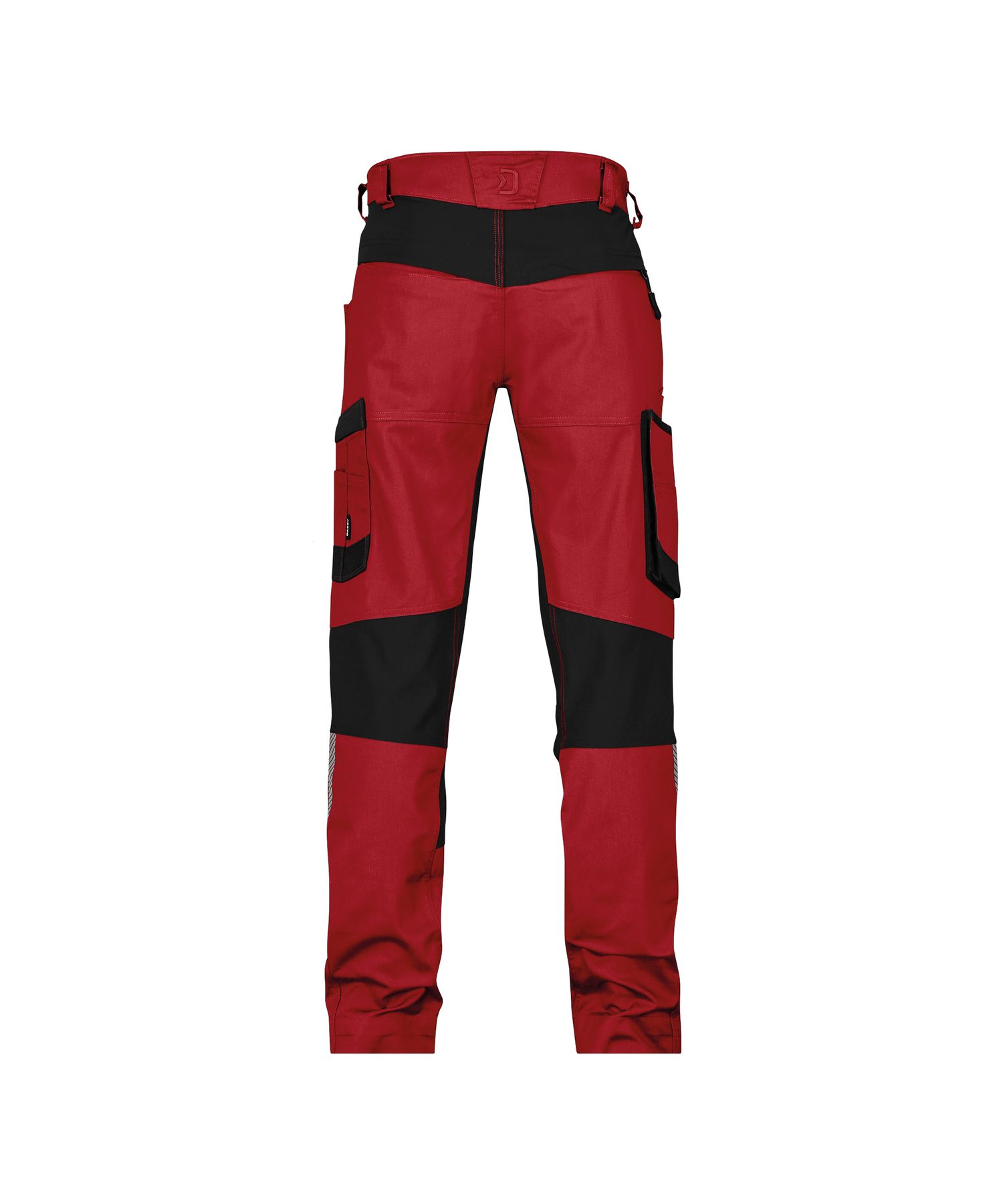 DASSY® Helix Next Stretch-Arbeitshose - 10, Hose, Outdoor, rot-schwarz, Cargo-Hose, Elastisch