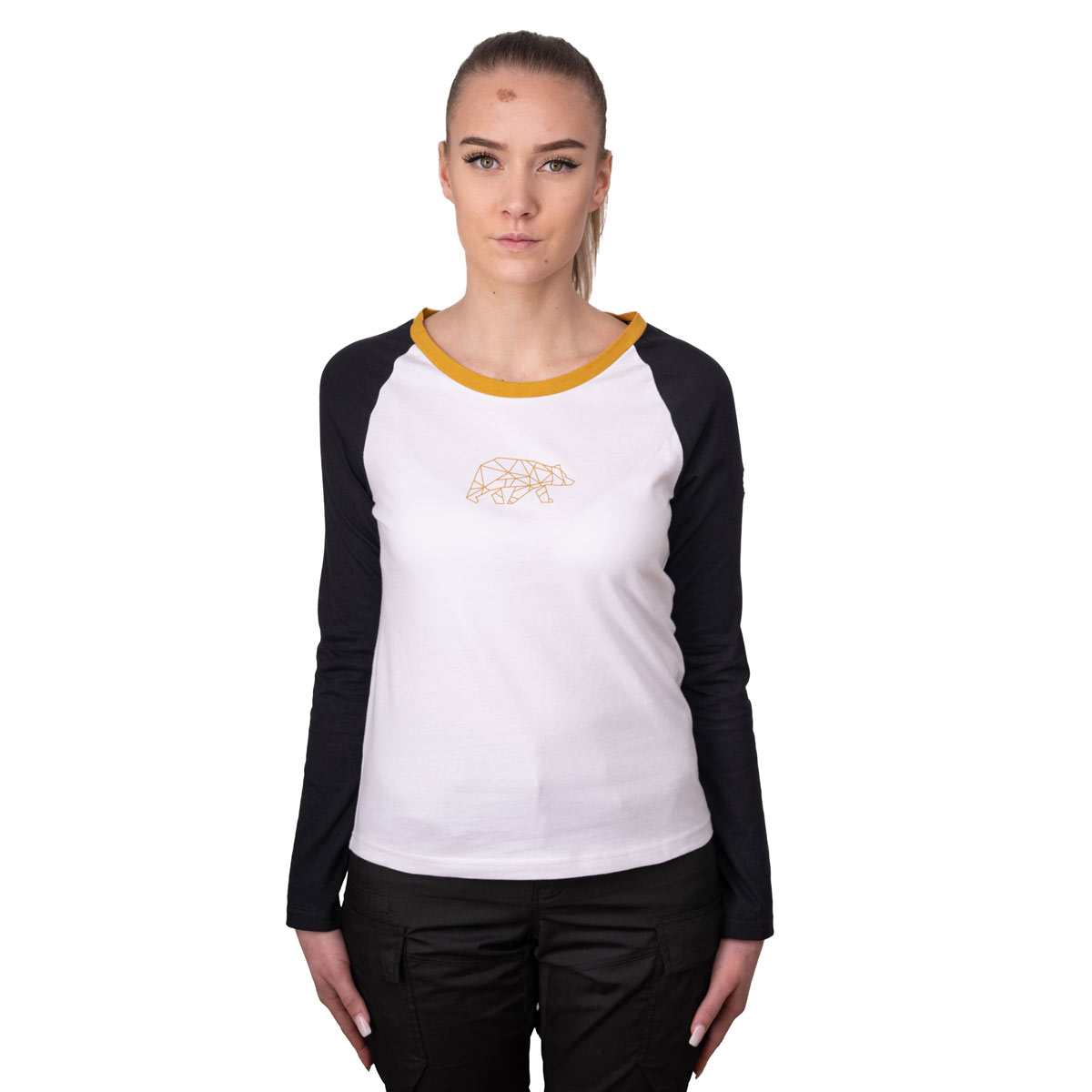 FORSBERG zweifarbiges Longsleeve mit Brustlogo Damen - 6