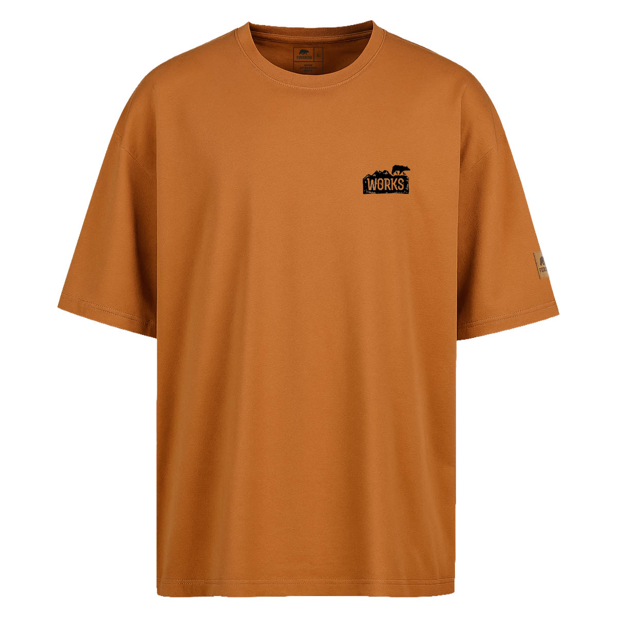 FORSBERG Oversized T-Shirt mit Brustlogo - 3