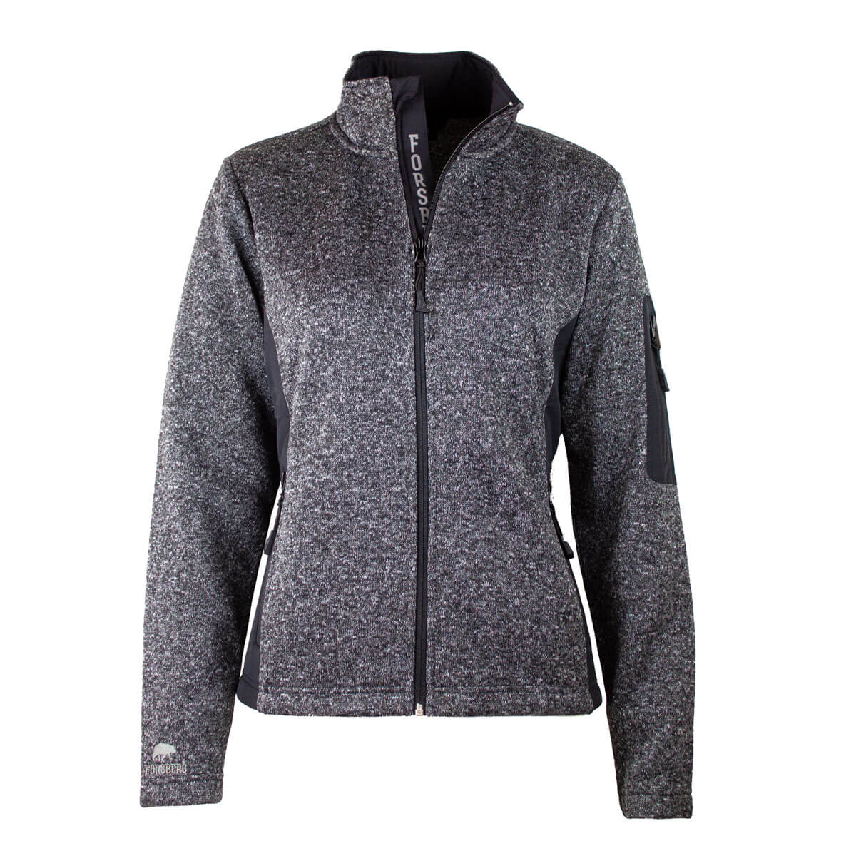 FORSBERG funktionelle Strickfleece Jacke Damen - 1