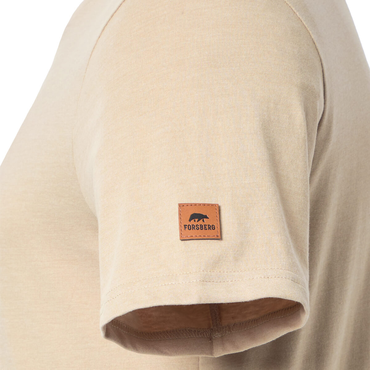 FORSBERG T-Shirt mit schwarzem Brustprint  - 14