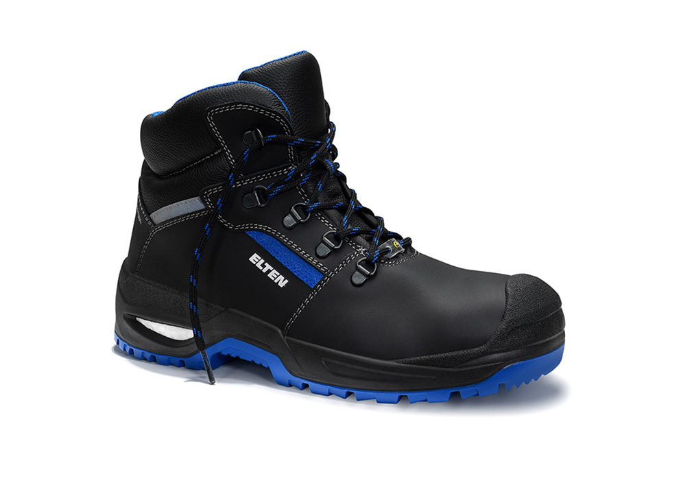 Elten LEONARDO XXSG black-blue Mid ESD S3 - Schnürstiefel - 1