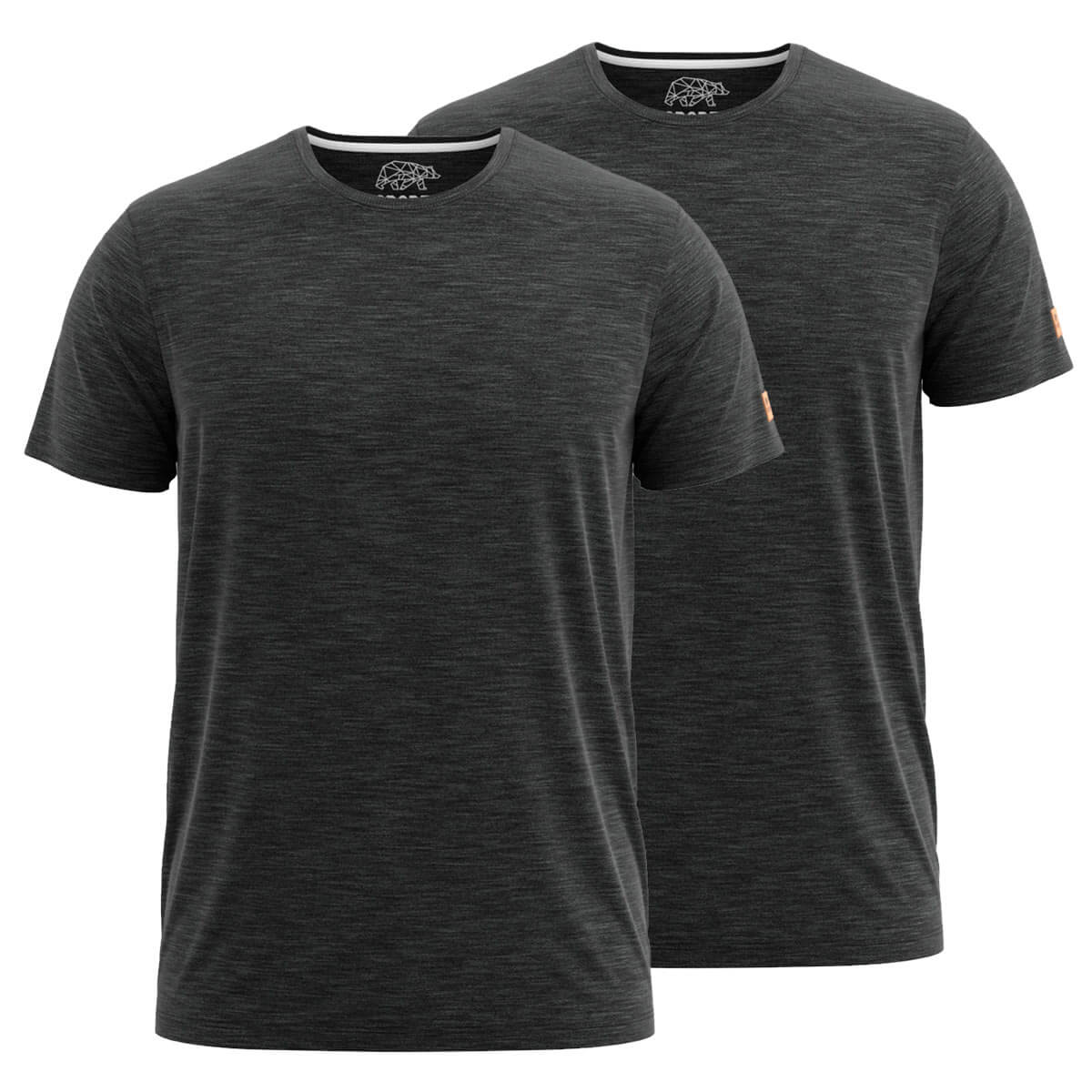 FORSBERG einfarbiges T-Shirt im Doppelpack - 1