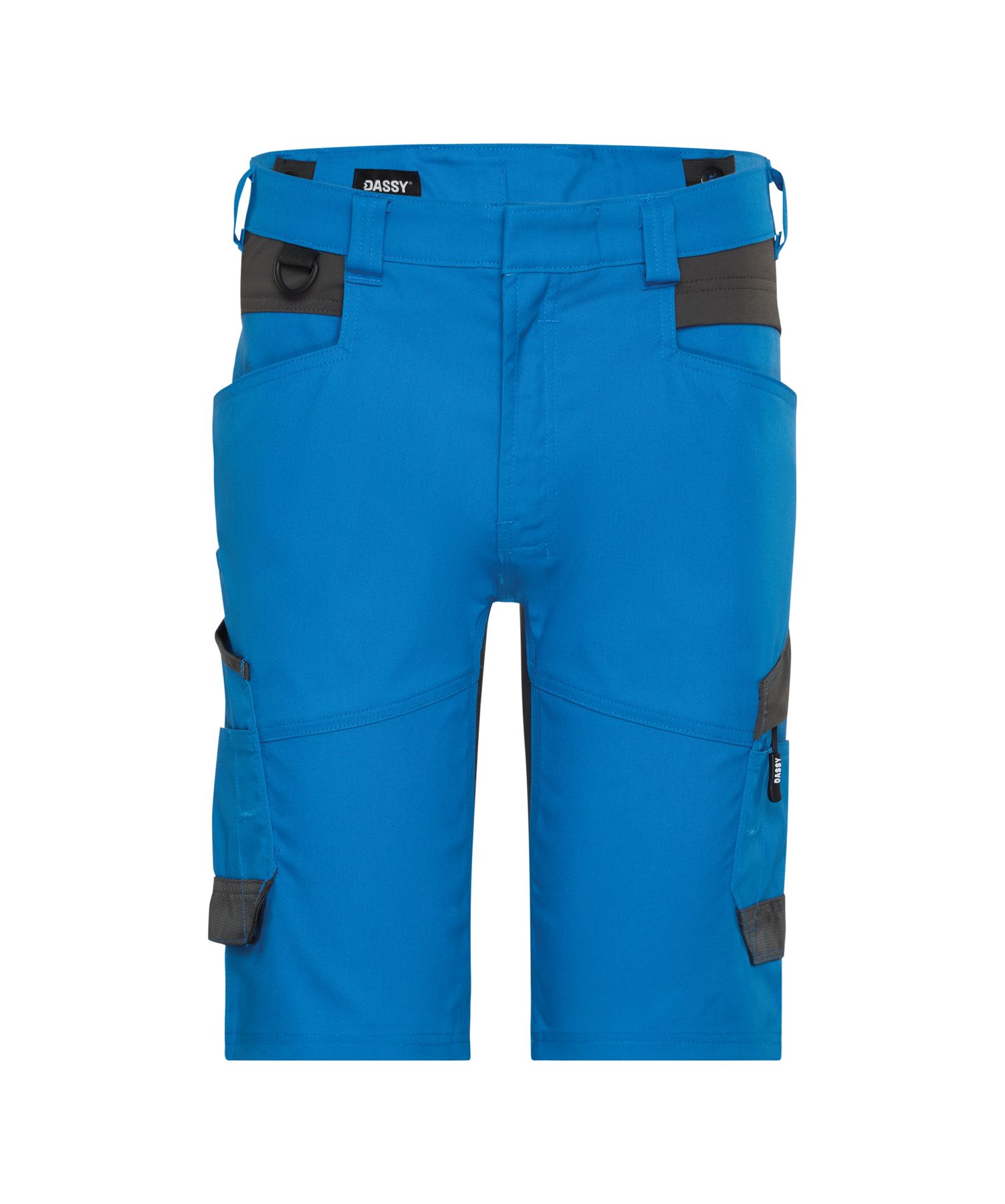 DASSY® Axis Next Stretch-Arbeitsshorts - 2, shorts, Cargo, Blau, knielang, multifunktionale Taschen