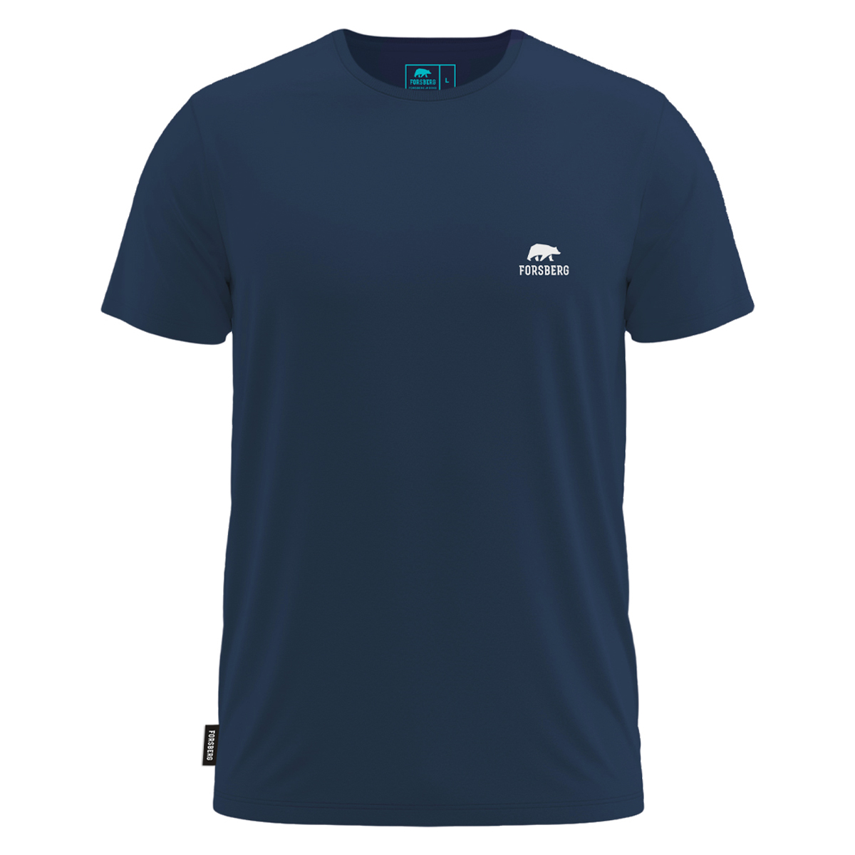 FORSBERG Lite T-Shirt mit kleinem Brustlogo - 5