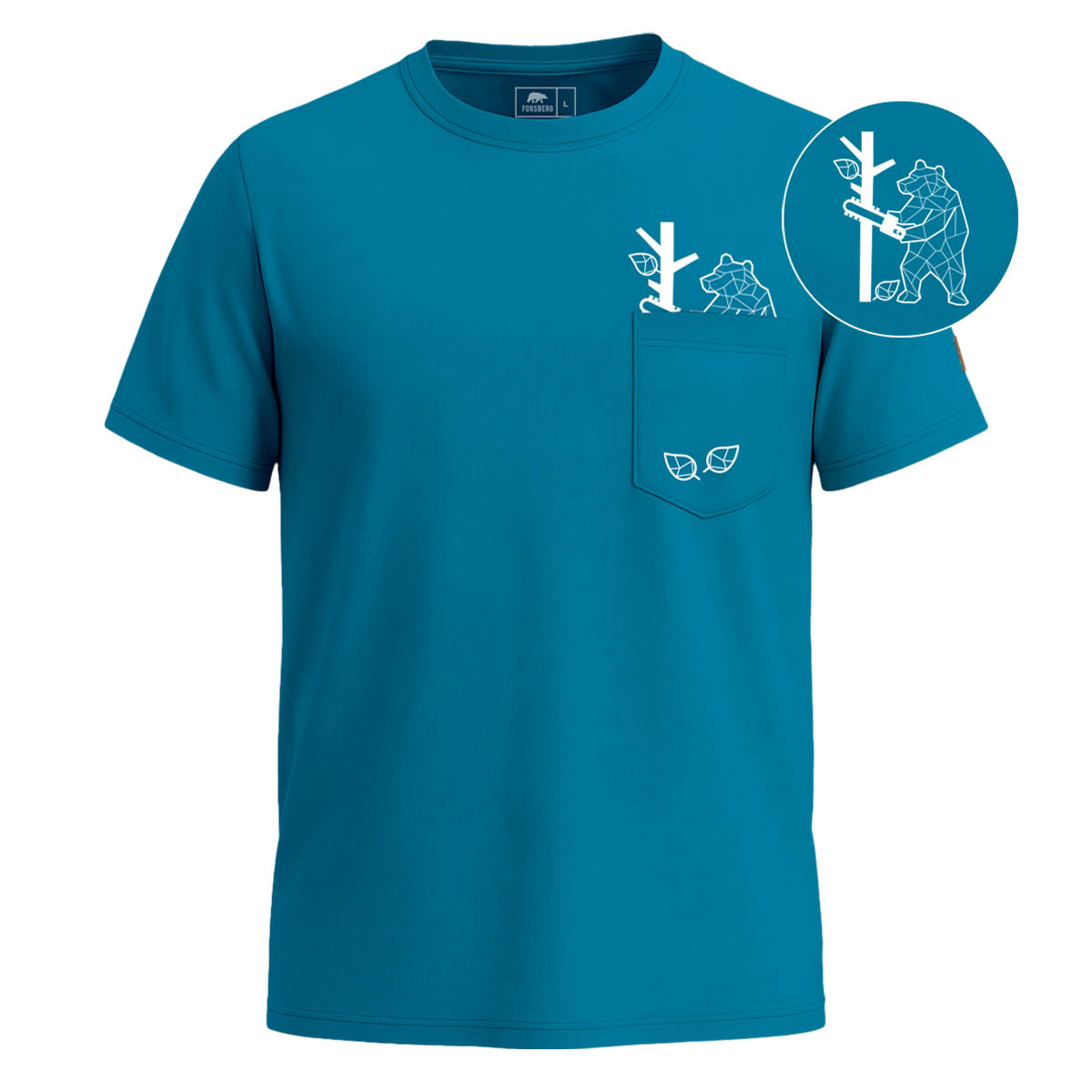 FORSBERG Hugson T-Shirt mit Brusttasche - 2