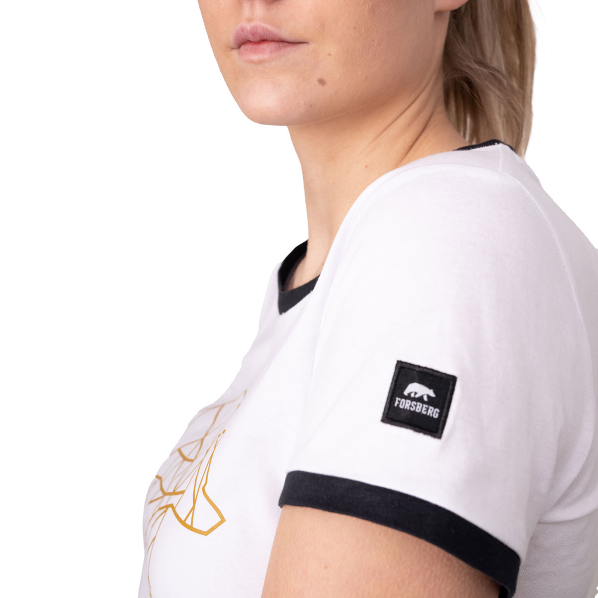 FORSBERG T-Shirt mit Brustlogo Damen - 5