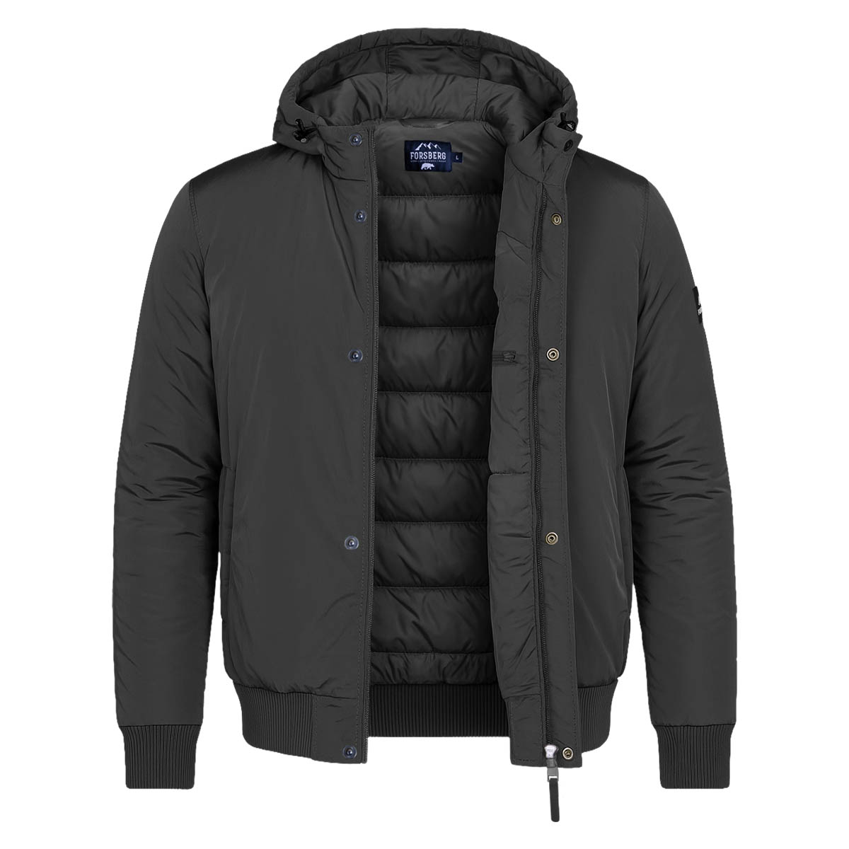 FORSBERG Winterjacke mit gefütterter Kapuze - 2