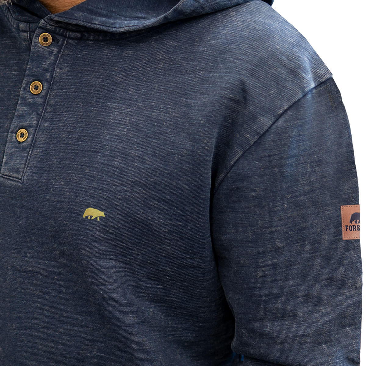 FORSBERG Hoodie im Denim-Look - 6